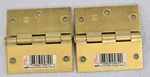 Set Of Stanley Residential Door Hinges 3.5" Brass Colored Model 08-3022. Fixed Price $10.00.