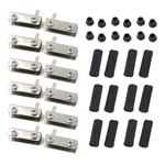 My Mironey Glass Clamp 1.5" X 0.4" 0.5" Door Pivot Hinge Heavy. Fixed Price $16.89.