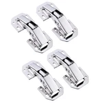 4 Pcs Kitchen Cabinet Door Hinges Concealed Cupboard Easy Install. Fixed Price $25.07.