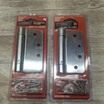 Adjustable Spring Hinge 4" Everbilt Radius Satin Chrome Finish 1002316493 New. Fixed Price $18.00.