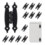 12 Pieces 6 Pairs Cabinet Hinges Embedded Matte Black Suitable.... Fixed Price $29.04.