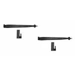 Pintle Bean Door Hinge Black Wrought Iron 24 1/2" Renovator's Supply. Fixed Price $198.99.