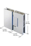 Crl Geneva Series Degree Glass-to-glass Hinge GEN180CH Bath Design. Fixed Price $50.00.
