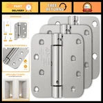 3-PACK Adjustable Spring Loaded Door Hinges, 4" Self-closing, Garage & Home Use. Fixed Price $55.99.