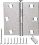 Pack 3.5 Inch Brushed Nickel Door Hinges, Interior Satin With.... Fixed Price $15.45.