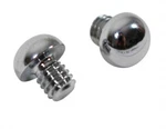 Door Hinges Bright Chrome Med Button Finial Pair Renovator's Supply. Fixed Price $14.99.