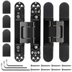 Xmz-ddup 2 Kits 6" Stainless Steel Hidden Invisible Door Hinges 170LB Support. Fixed Price $78.88.