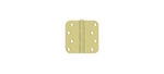 4" X 5/8" Radius Hinge, Ball Bearings Polished Brass Pair. Fixed Price $14.48.