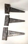 Lot Barn Door Shed Gate Strap Hinges 12 X 7 3/4" Vintage Stanley Sweetheart. Fixed Price $85.00.