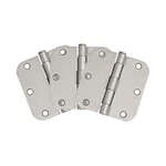 188441-SN 3.5-INCH X 5/8-INCH Rounded Interior Radius Door Hinge Satin. Fixed Price $15.82.
