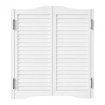 Double Saloon Doors, 36"W X Arched Top Interior Swinging Cafe Premi. Fixed Price $142.68.
