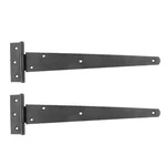 Black Iron Strap 13" Light Duty Flush Mount Door Hinges Pack Of 2. Fixed Price $23.99.