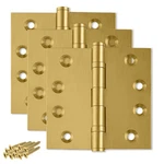 Finsbury Hardware Heavy Duty Door Hinge Matte Brass Ball Bearing 4X4 Inch. Fixed Price $144.12.