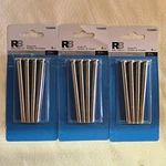 Reliabilt Pack Of 3, 3-1/2" New Door Hinges Satin Nickel. Fixed Price $18.00.
