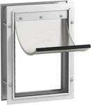 Deluxe Aluminum Pet, Cat And Dog Door With 2-WAY Locking Panel For Screens,. Fixed Price $68.99.