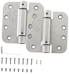 Home Master Hardware Self Closing Door Hinges, 4 X INCH(2 Pack) Satin Nickel. Fixed Price $32.69.