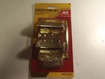 Ace Screen Door Set Bright Brass #5288055. Fixed Price $8.00.