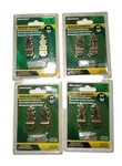 4 Packs Hillman Solid Brass Ornamental Hinges 853005 Gold 5/8" 15.8MM N0S. Fixed Price $20.00.