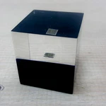 World's First Single-chip 32-BIT Cpu HP9000 Workstation Acrylic Paperweight Cube. Fixed Price $60.00.