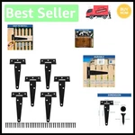 Rustic Black T-strap Hinges For Barn Doors 6 Pack, 4 Inch, Iron Construction. Fixed Price $21.99.
