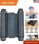 4 Inch Dual-swing Adjustable Door Hinge Highly Rust-resistant Black Finish. Fixed Price $101.99.