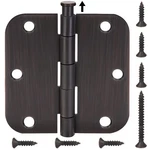 Ticonn 18-PACK 3.5" Door Hinges, Removable Pin, X 3-1/2" Iron. Fixed Price $66.07.