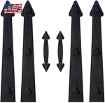 Skysen Magnetic Garage Door Decorative Faux Hinges Handles Accents Hardware Kit. Fixed Price $16.95.