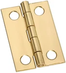 Stanley CD5301 Bright Solid Brass 1-1/2" Middle Cabinet Chest Box Hinges 4PK. Fixed Price $12.00.