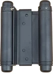 4" Double Action Spring Hinge Matte Black Self Closing Cafe Saloon Door. Fixed Price $36.00.