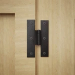10 Pcs Black Offset Hinges 3.5" Door Wrought Iron Kitchen Cabinet. Fixed Price $109.99.