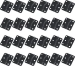 24PCS 1-1/2 Inch Length Black Metal Butt Hinges Flat Small Door. Fixed Price $15.72.