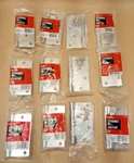 Lot Of 12 Everbilt 279 856 Chrome Finish Square Corner Door 4" Hinge. Fixed Price $16.95.