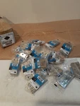 21-PACK Reliabilt Gate House Hinges # 0207144, Satin Nickel 3 1/2" 5/8" Radius. Fixed Price $48.00.