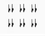 Renovators Supply Black Shutter Dog 35994 7"WROUGHT Iron Rust Resist New. 12 Pcs. Fixed Price $39.99.