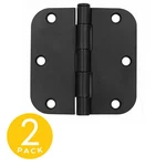 3.5 In. X Matte Black Full Mortise Spring 5/8 Radius Door Hinge With. Fixed Price $29.43.