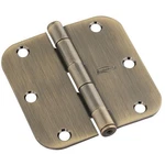 Gatehouse Antique Brass 3.5"X3.5" With 5/8" Radius Door Hinges, Lot Of 20. Fixed Price $94.99.