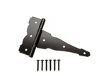 2PC 8 In. 5.5 Black Decorative Gate Fence Door Tool Box Tee T-hinges 15032. Fixed Price $25.80.