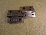 Pair Stanley Sweetheart Box Chest 1" Hinges Small Vintage Hardware. Fixed Price $8.95.