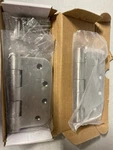 Emtek 9843432D Stainless Steel 4"X4" Heavy Duty Door Hinge Pair - 5/8" Radius. Fixed Price $40.55.