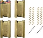 4PCS 2 Pairs 5" Double Action Spring Hinge Stainless Steel Cafe Saloon Door Swin. Fixed Price $61.77.