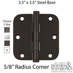 Deltana 3-1/2 X Heavy Duty Steel Door Hinge 5/8 Radius Choose Color. Fixed Price $14.67.