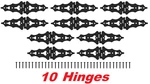 National Hardware Outdoor Ornamental Gate Wood Shed Black (10 Hinges). Fixed Price $79.98.