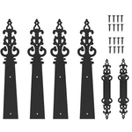 Ccjh Garage Door Decorative Hinge Handle Hardware Kit Solid Metal Screw Mount.... Fixed Price $38.80.