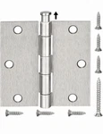 48 Pack 3.5 Inch Door Hinges With Square Corner 3-1/2 X Iron Satin. Fixed Price $49.99.