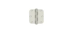 Deltana DSB35R514 3-1/2" X 5/8" Radius Hinges Polished Nickel Pair. Fixed Price $55.55.