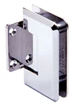 Crl Pinnacle Series Satin Chrome Wall Mount Short Back Plate Hinge P1N074SC. Fixed Price $99.00.