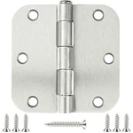 12 Pack Nickel Hinges Brushed For Doors 3 1/2 Interior Doo.... Fixed Price $33.11.