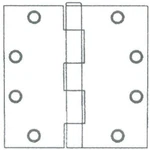 Deltana S45BBU10B 4.5 In. X Heavy Duty Square Steel Hinge - Pair (set Of. Fixed Price $38.53.