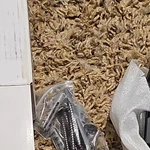Coral HGJ-1000-1 Mbl Black Door Hinge With Fasteners. Fixed Price $14.00.