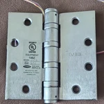Ives 19BZ Butt Door Hinge 4.5IN Satin Silver Finish W/ Wires Commercial. Fixed Price $75.00.